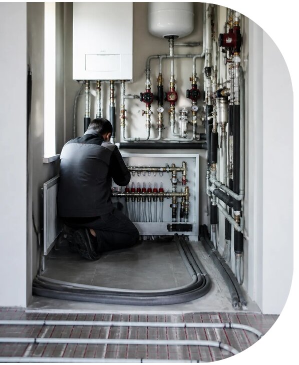 Монтаж отопления загородного дома под ключ в Советской Гавани